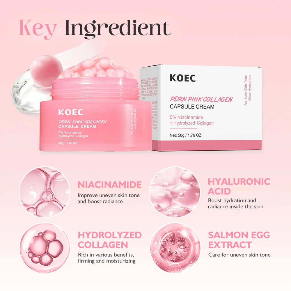 KOEC - KOEC PDRN Pink cápsulas de colágeno con 5% de Niaciamida