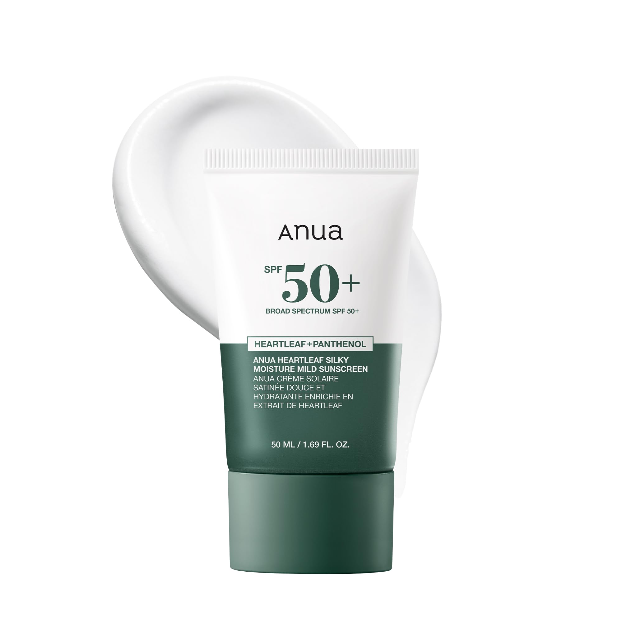 ANUA - Crema Solar Coreana Heartleaf Silky Moisture 50ml SPF50+ (50ml)