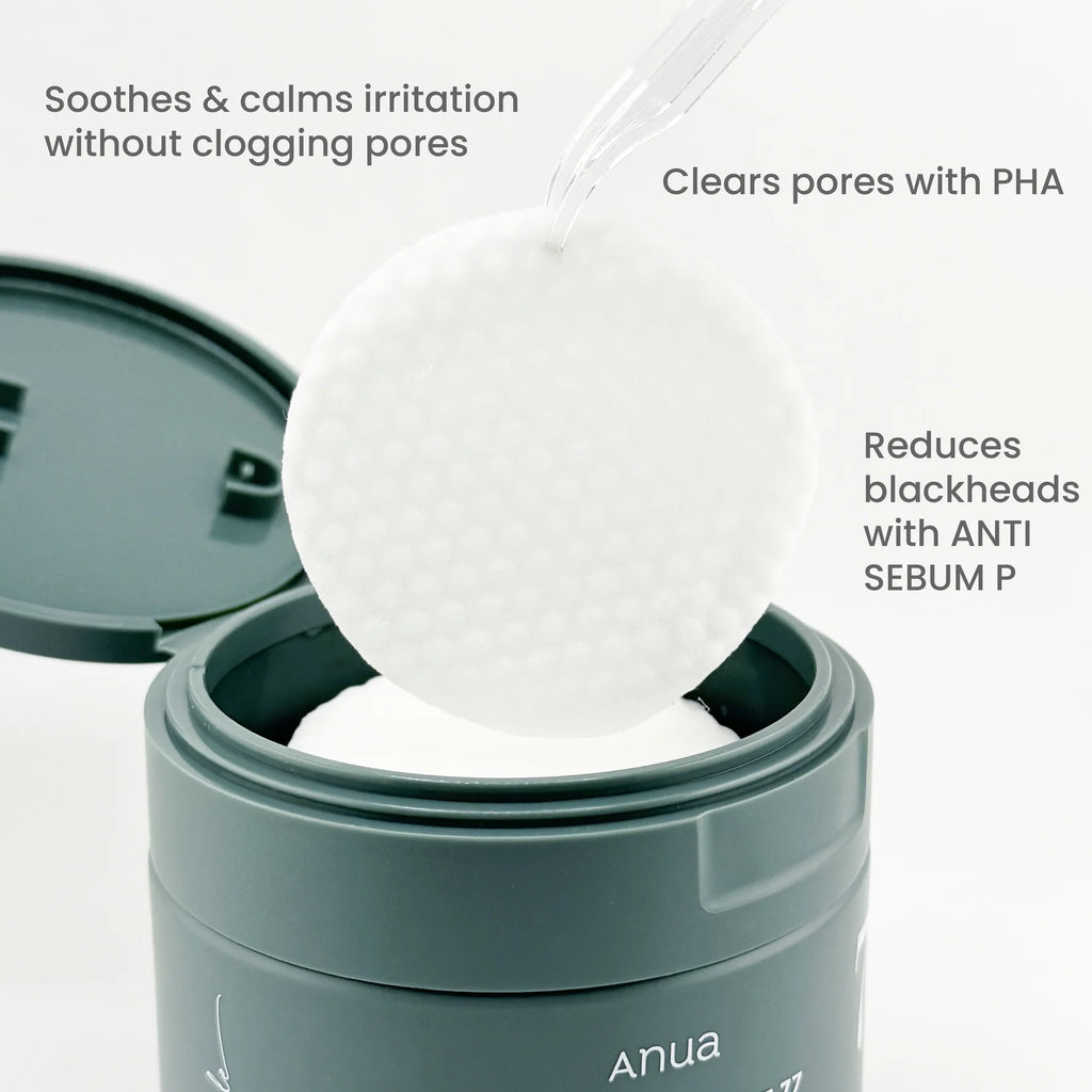 Anua - Almohadilla Transparente Hearleaf 77% (70 uds.)