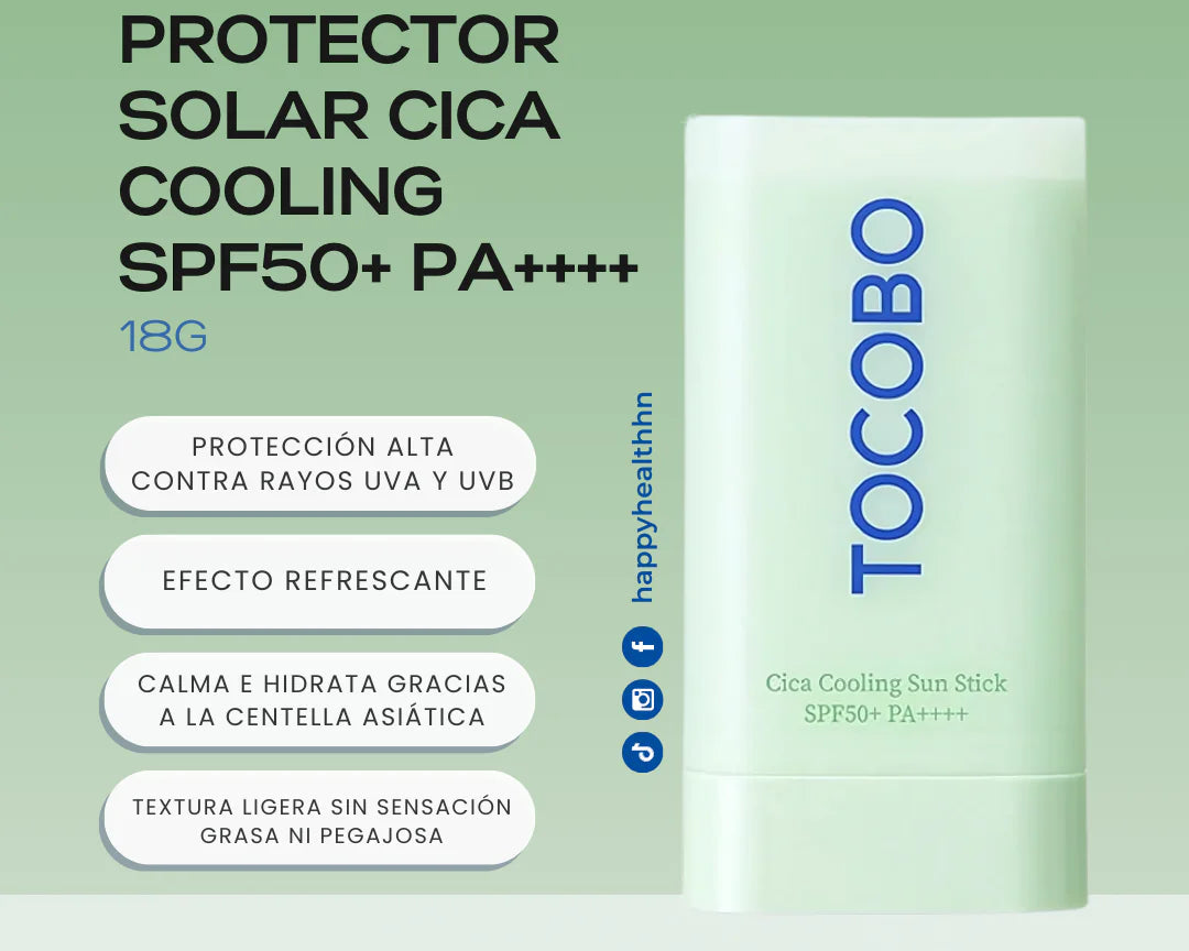 Tocobo - Protector solar Cica en barra SPF50+ PA++++