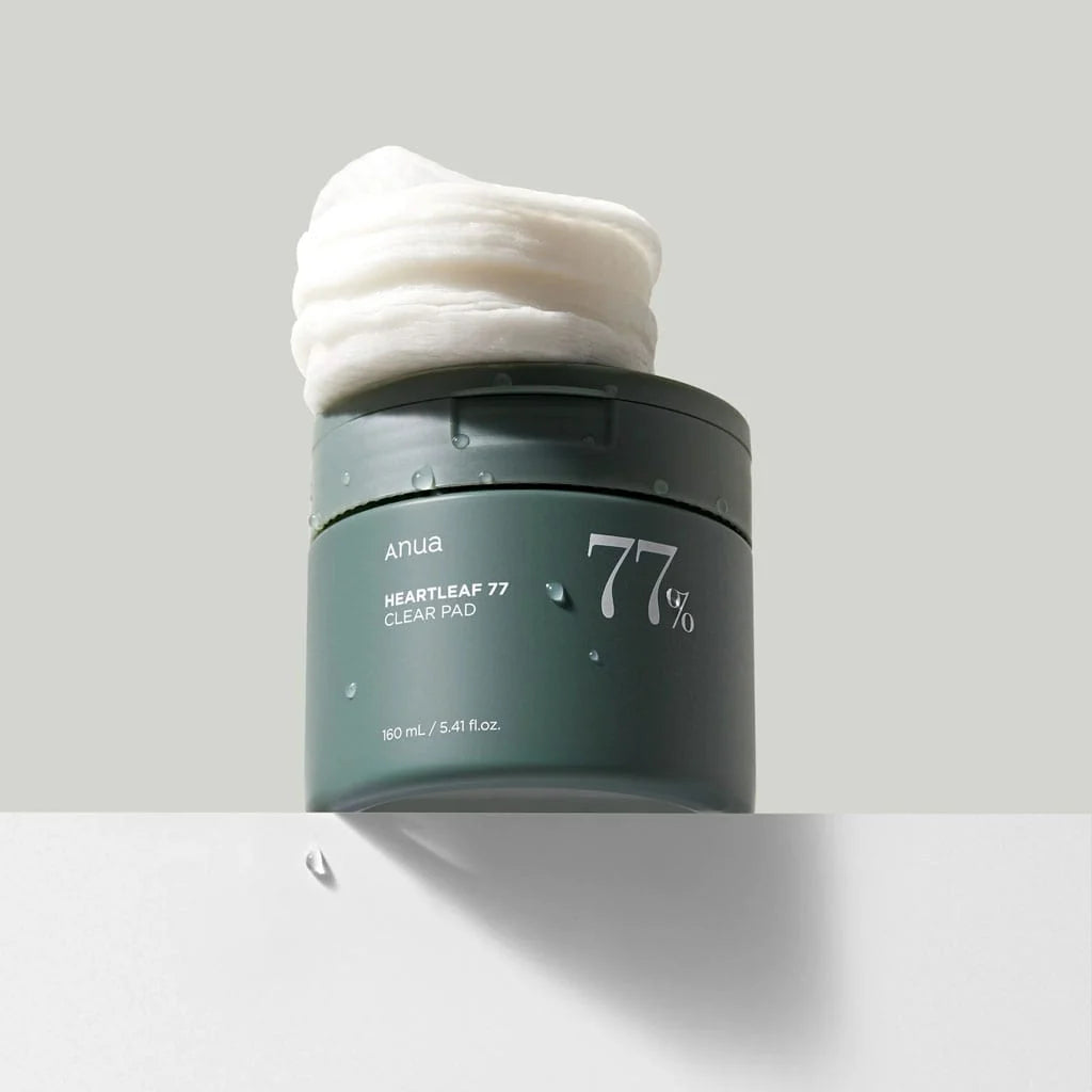 Anua - Almohadilla Transparente Hearleaf 77% (70 uds.)