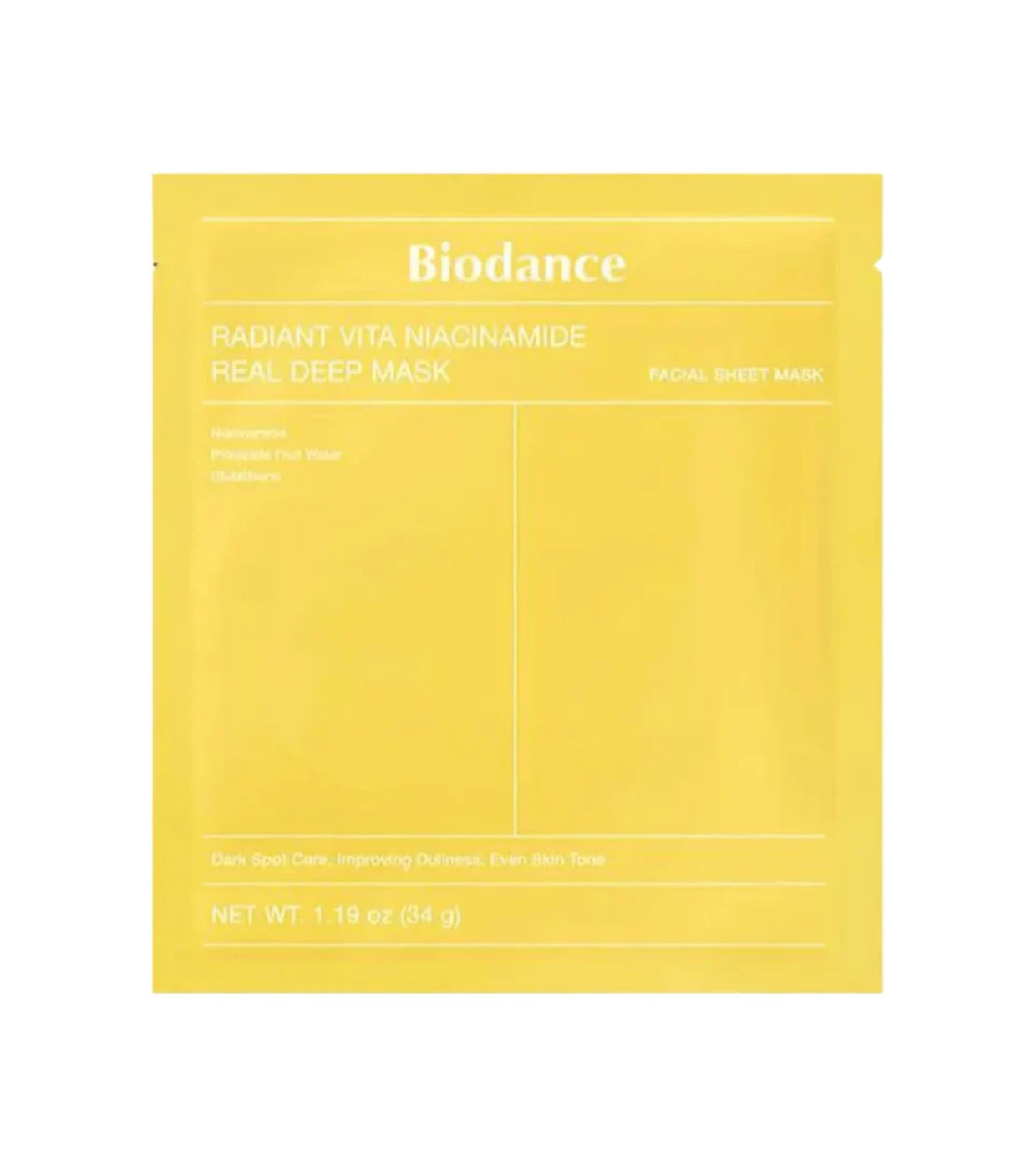 Biodance - Mascarilla facial revitalizante con Niaciamida