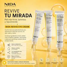 NIDA - Crema Revive con probióticos + Retinal + Péptidos para ojos, rostro y cuello